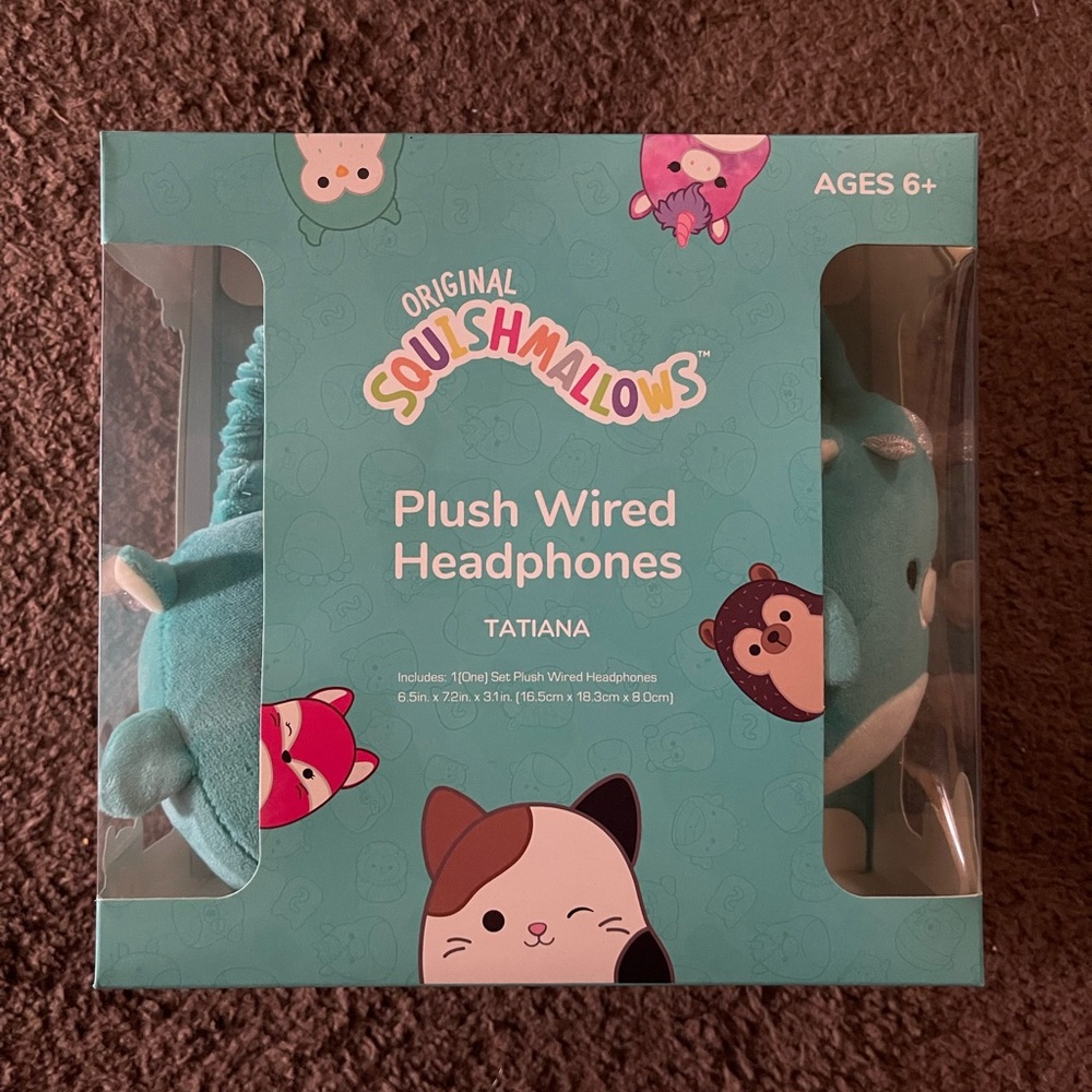 Squishmallow Plush Headphones